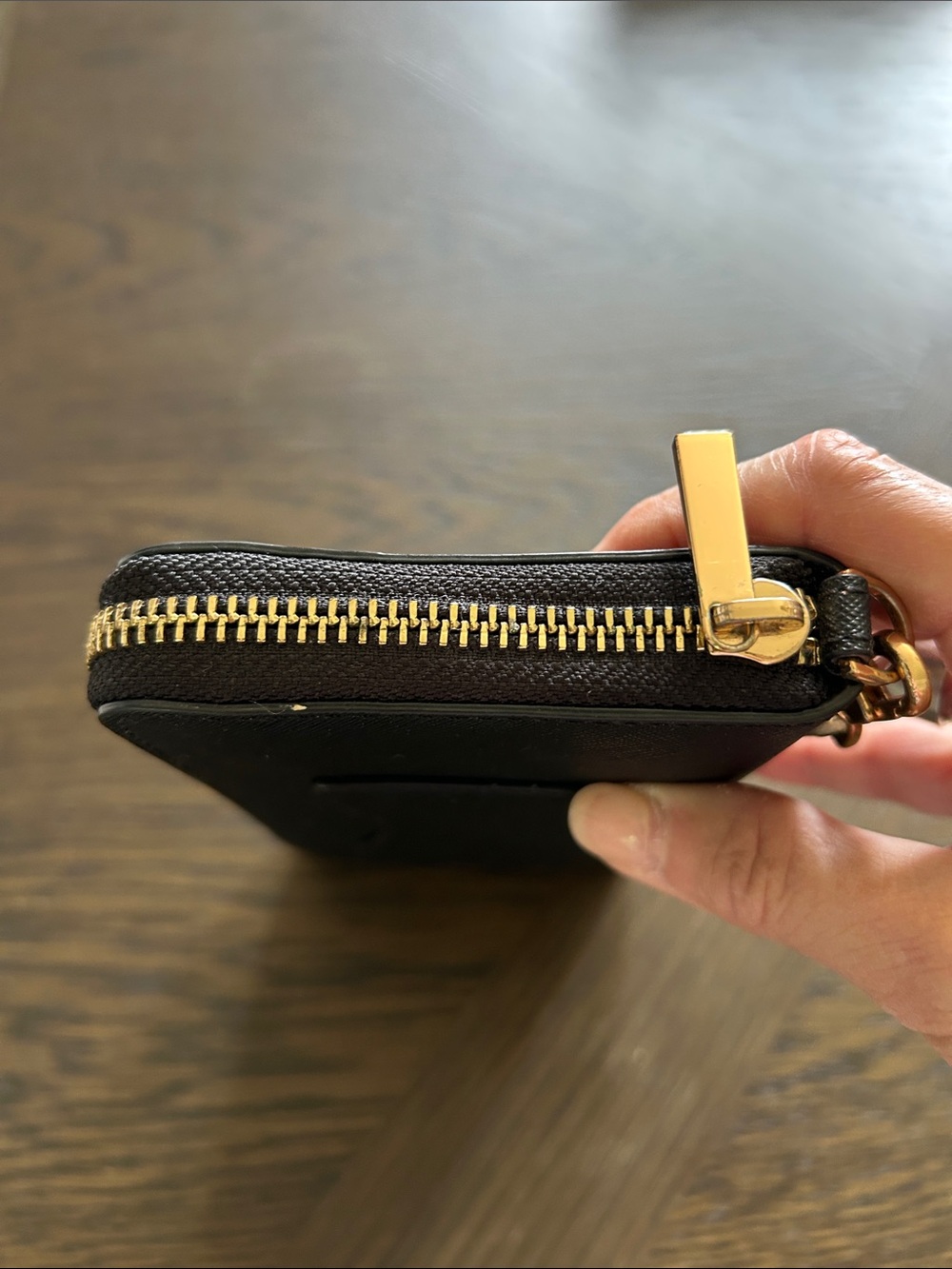 Tory Burch Emerson Mixed Material Continental Wristlet Clutch Wallet LIKE NEW - Picture 6 of 13